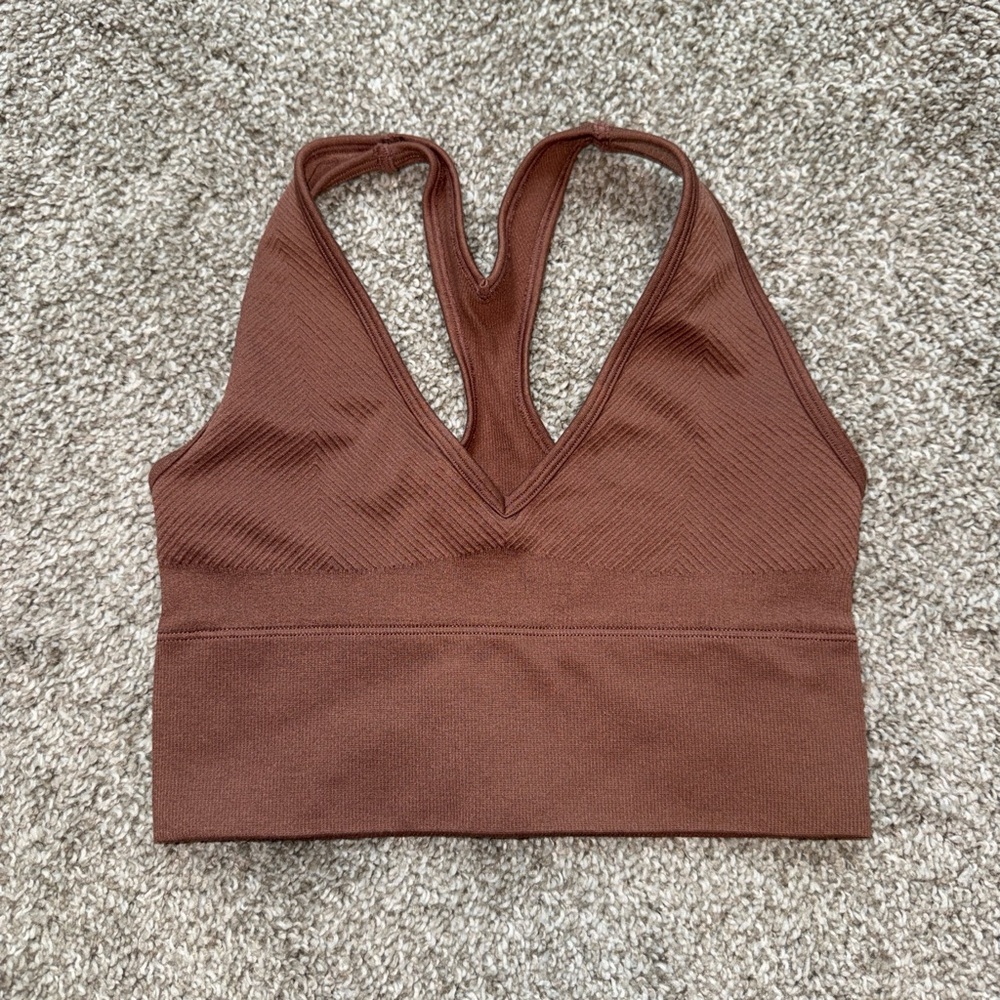 Hollister Gilly Hicks Brown Sports Bra